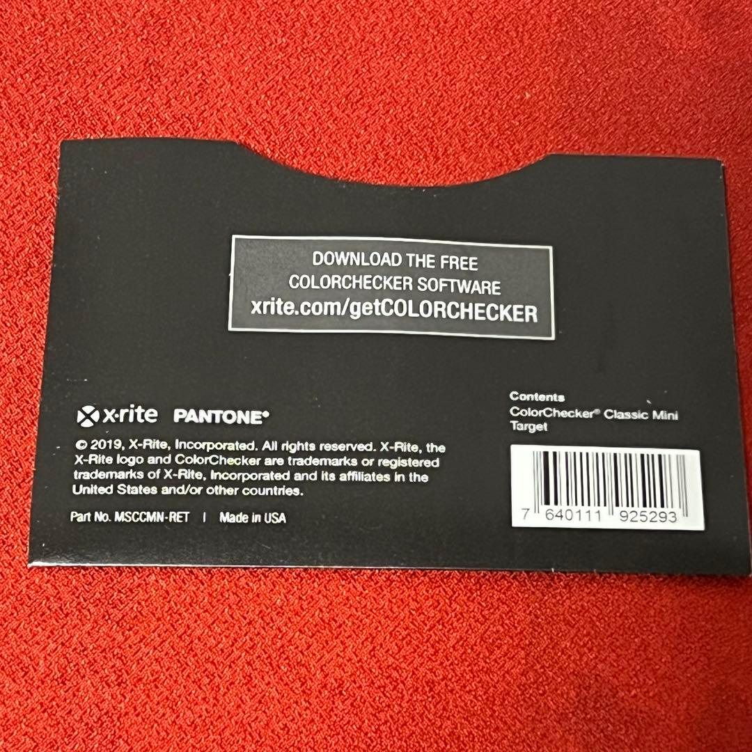 専用　x-rite colorchecker CLASSIC MINI