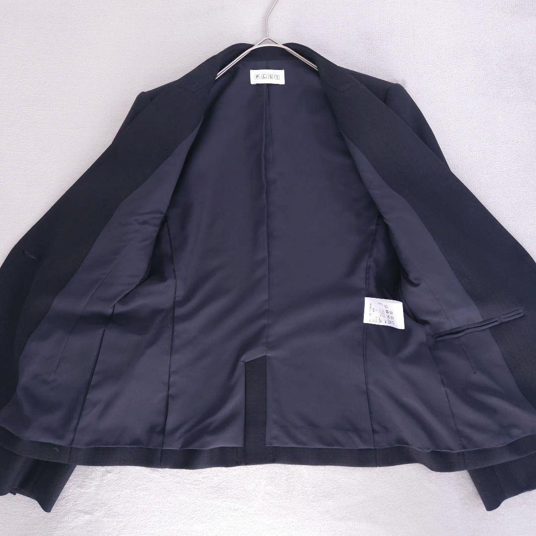 美品 プラステ スーツ ノーカラーパンツスカート 3点 ビジネス ストレッチ