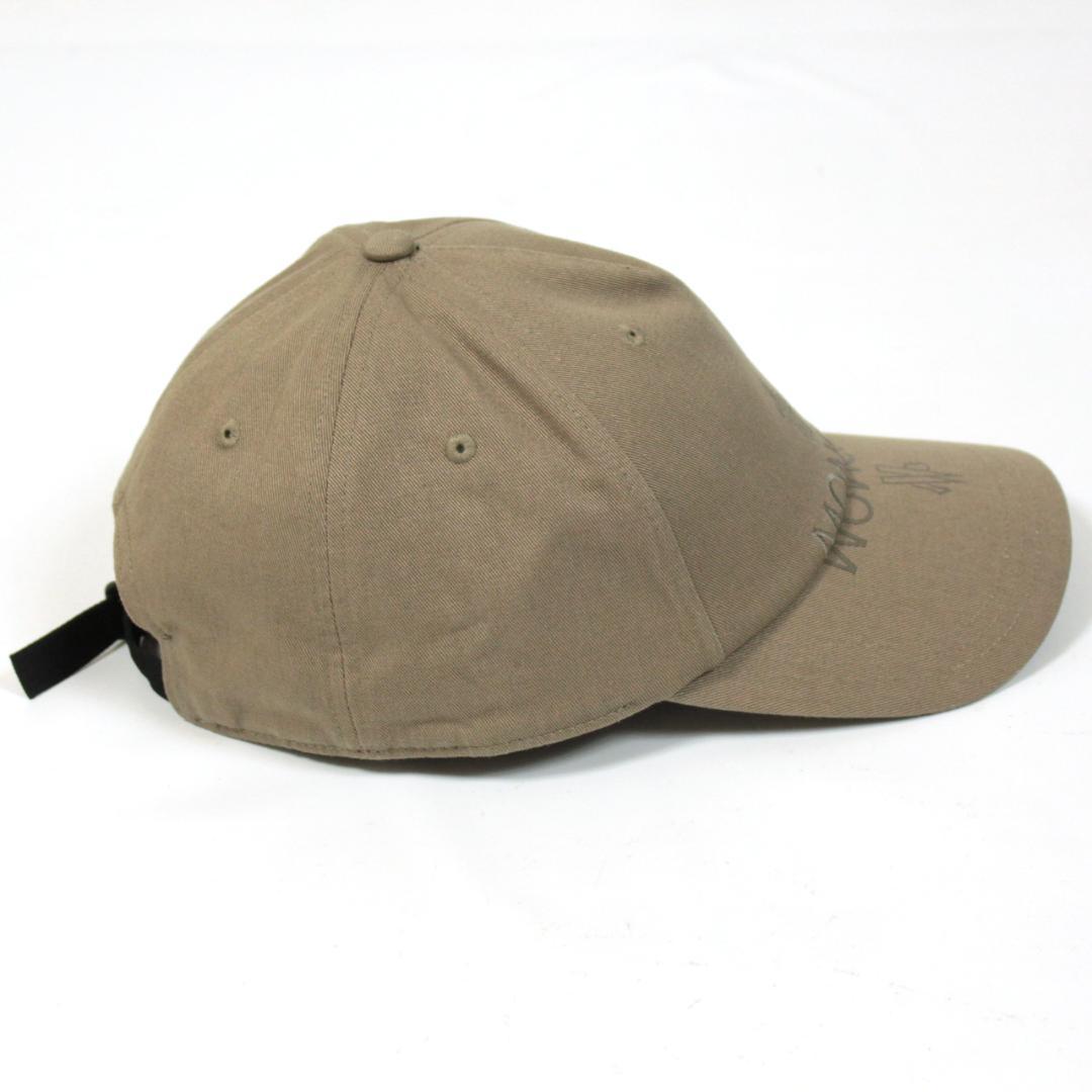 【新品】 MONCLER MATT BLACK　ベースボールキャップ　ミラーロゴ