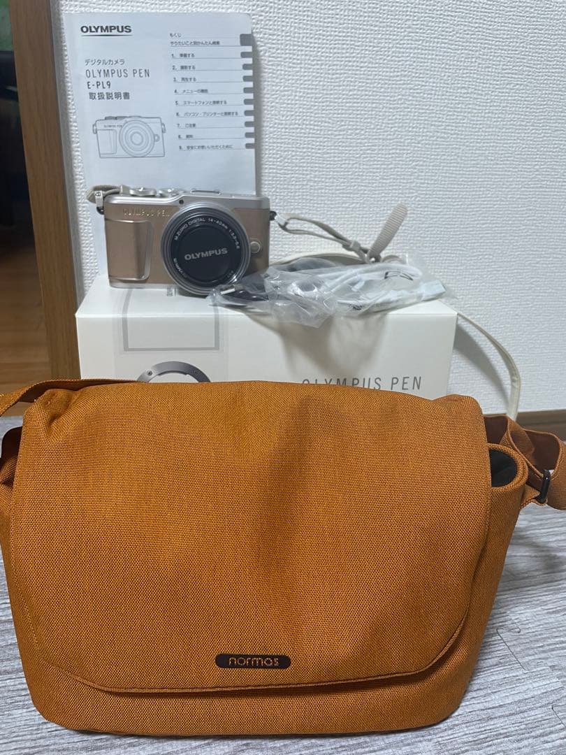 OLYMPUS PEN E-PL9 ブラウン 14-42mm レンズ付き