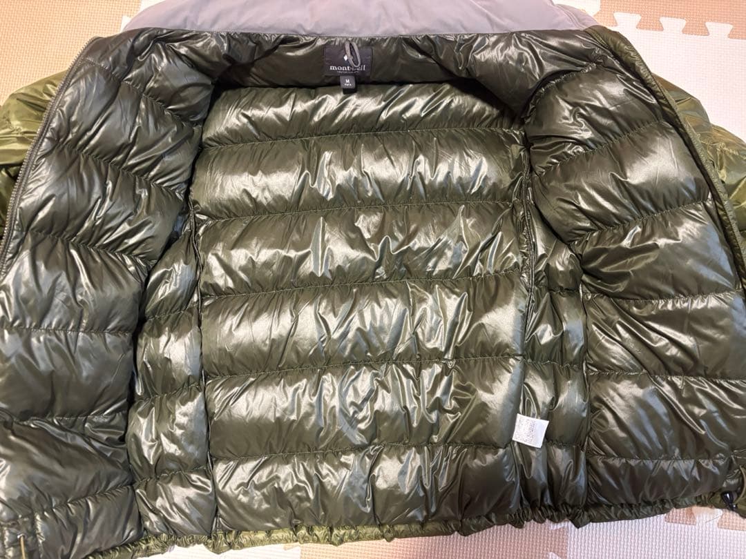 h*o様 mont-bell アルパインダウンジャケット オリーブ　800fp