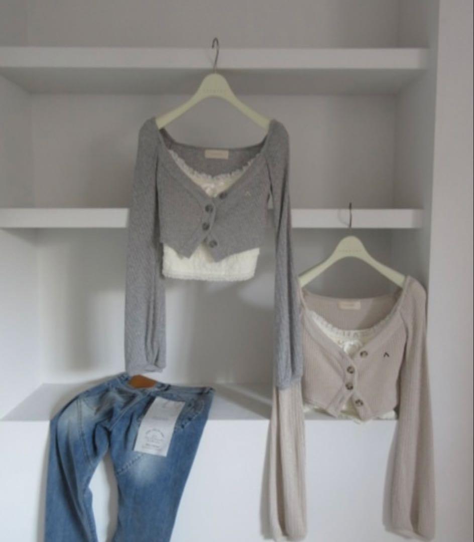 トップス andmary Clala layered set