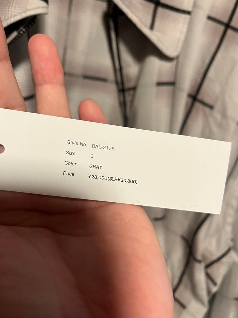 【BAL/バル】PLAID ZIP SHIRT BLOUSON