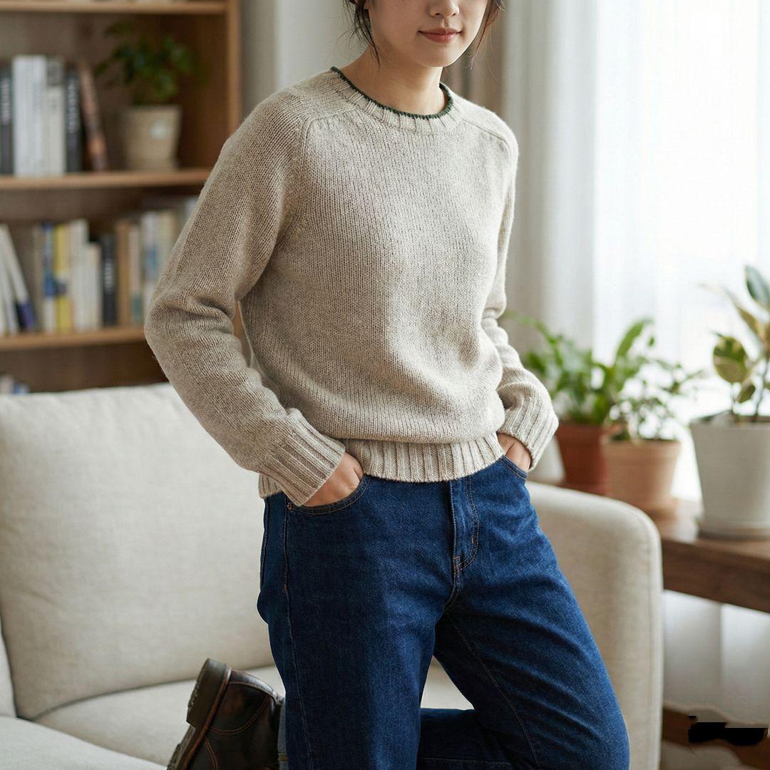 極美品♪MHL. マーガレットハウエル スコットランド製 ウールニット 軽い