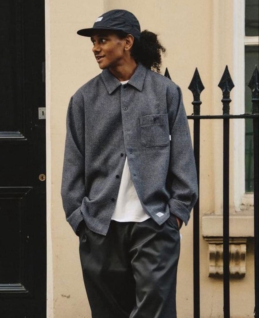 トップス WTAPS CRUMB / LS / POLY.TWEED. TEXTILE M