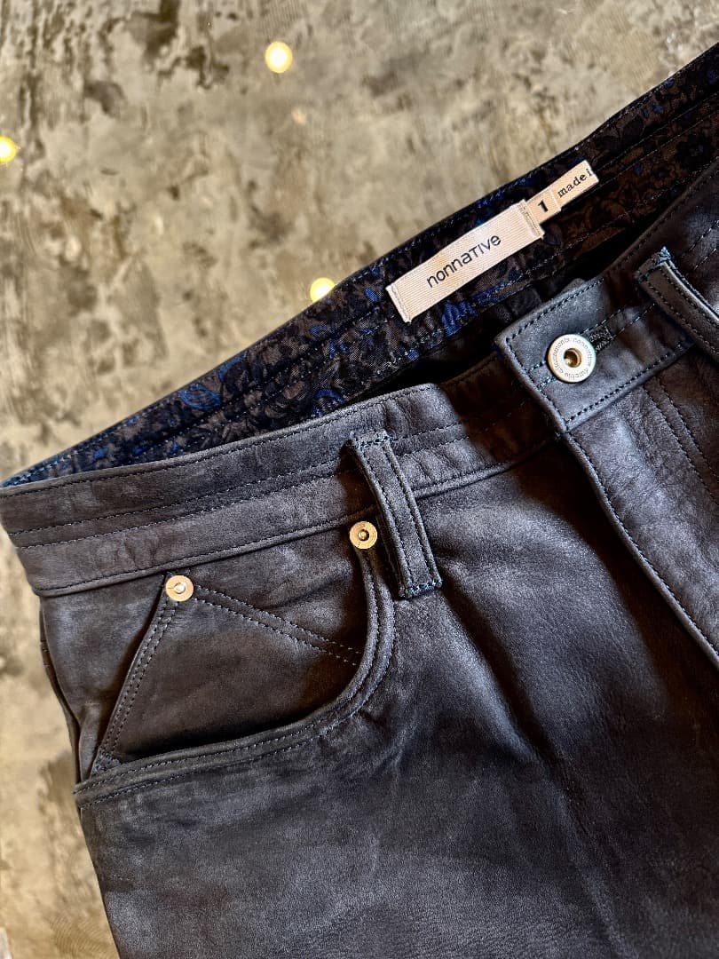 SALE ¥89,800 nonnative JEANS COW LEATHER
