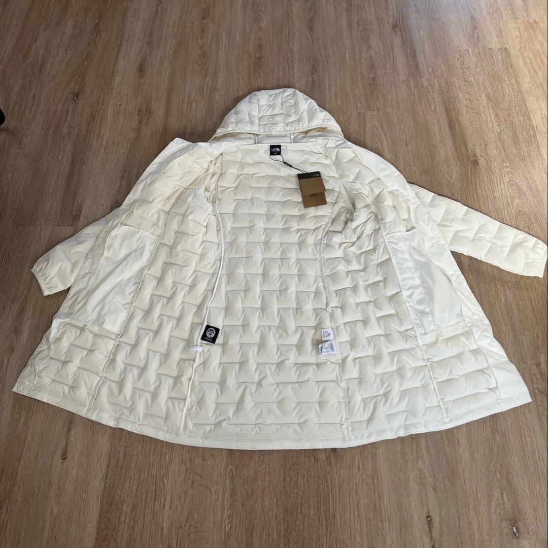 [新品・未使用品]ノースフェイス　ホワイトロングダウンジャケット レディース