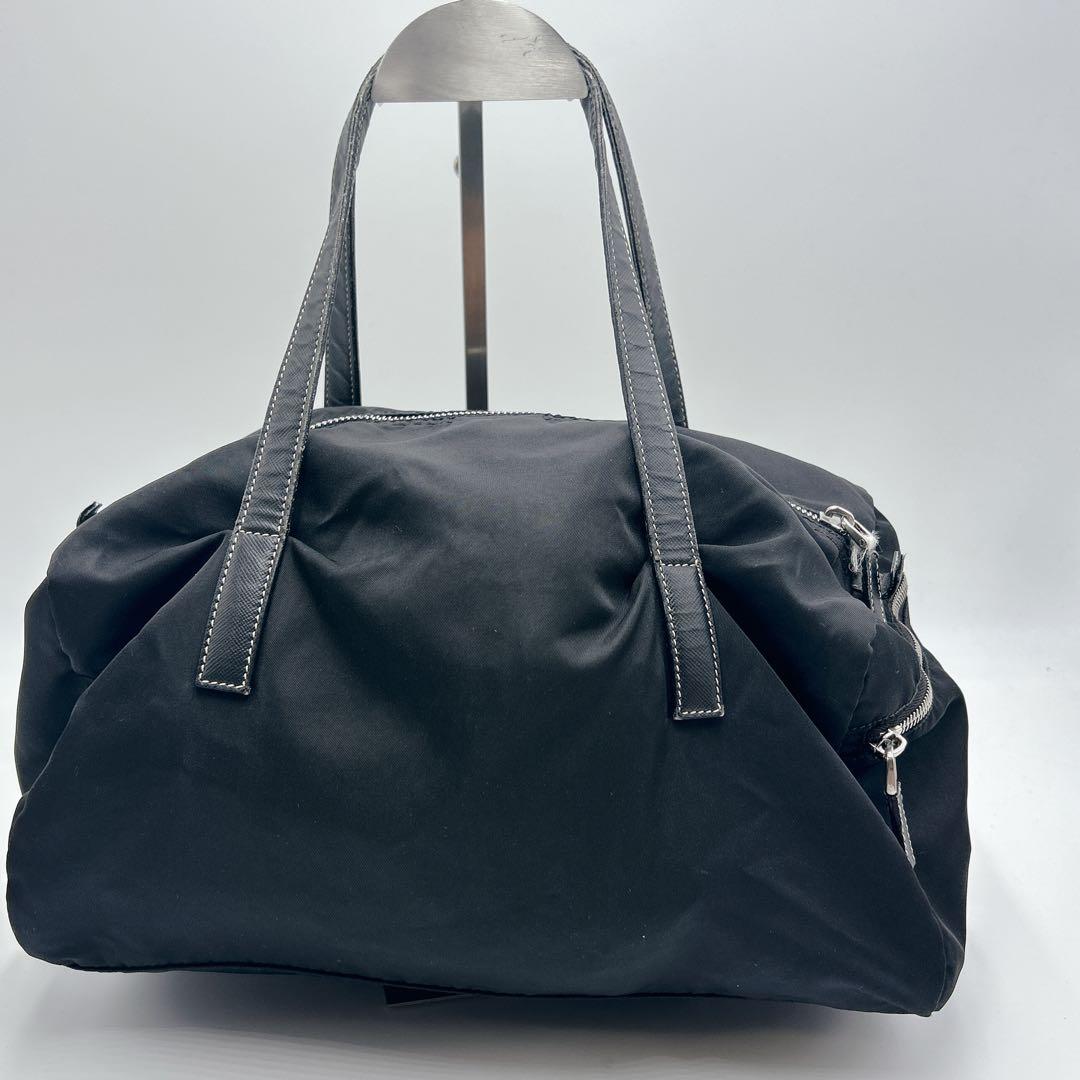 ✨極美品✨PRADA ミニボストンバッグ レザーハンドル 黒 y2k