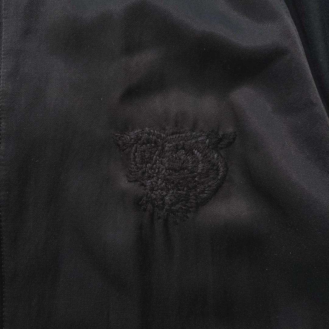 【みすみ】マーカ　リバーシブル ロングスーベニアジャケット サテン刺繍