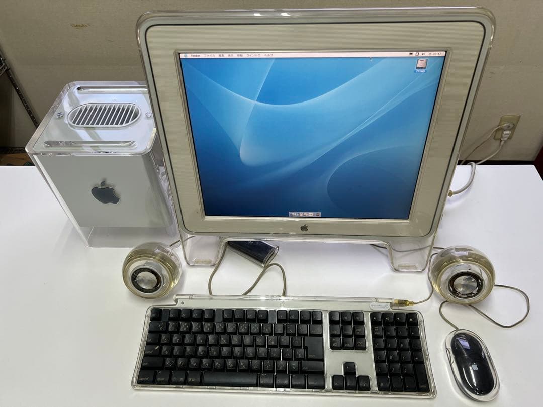Macデスクトップ Apple Power Mac G4 Cube + Studio Display