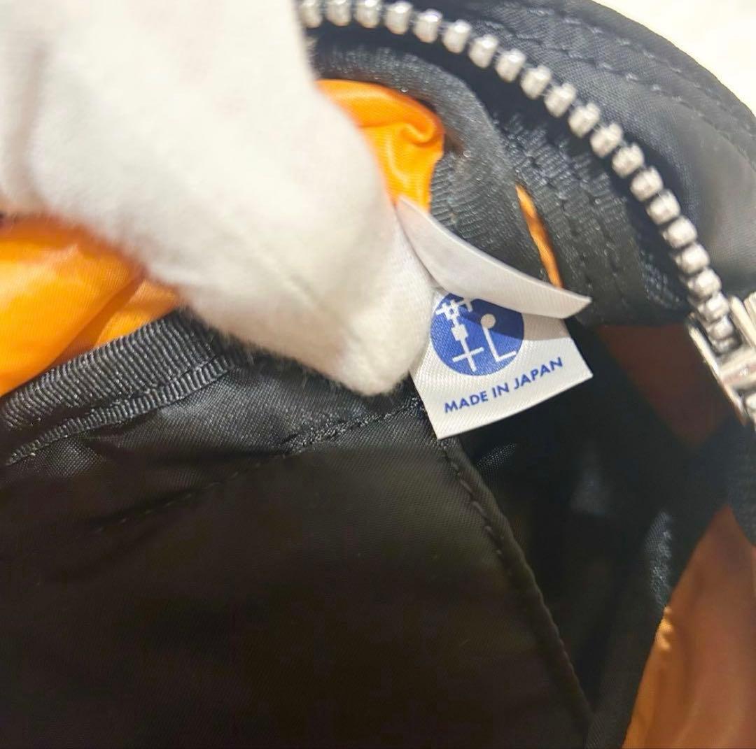 未使用級✨ポーター タンカー ボディバッグ ウエストバッグ ブラック ロゴ美品✨