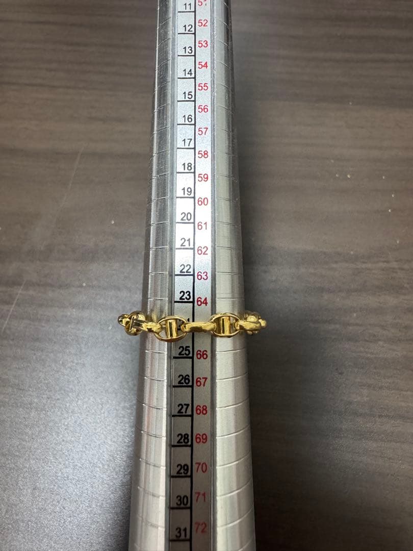 ス*ー様 K18指輪ゴールドチェーン