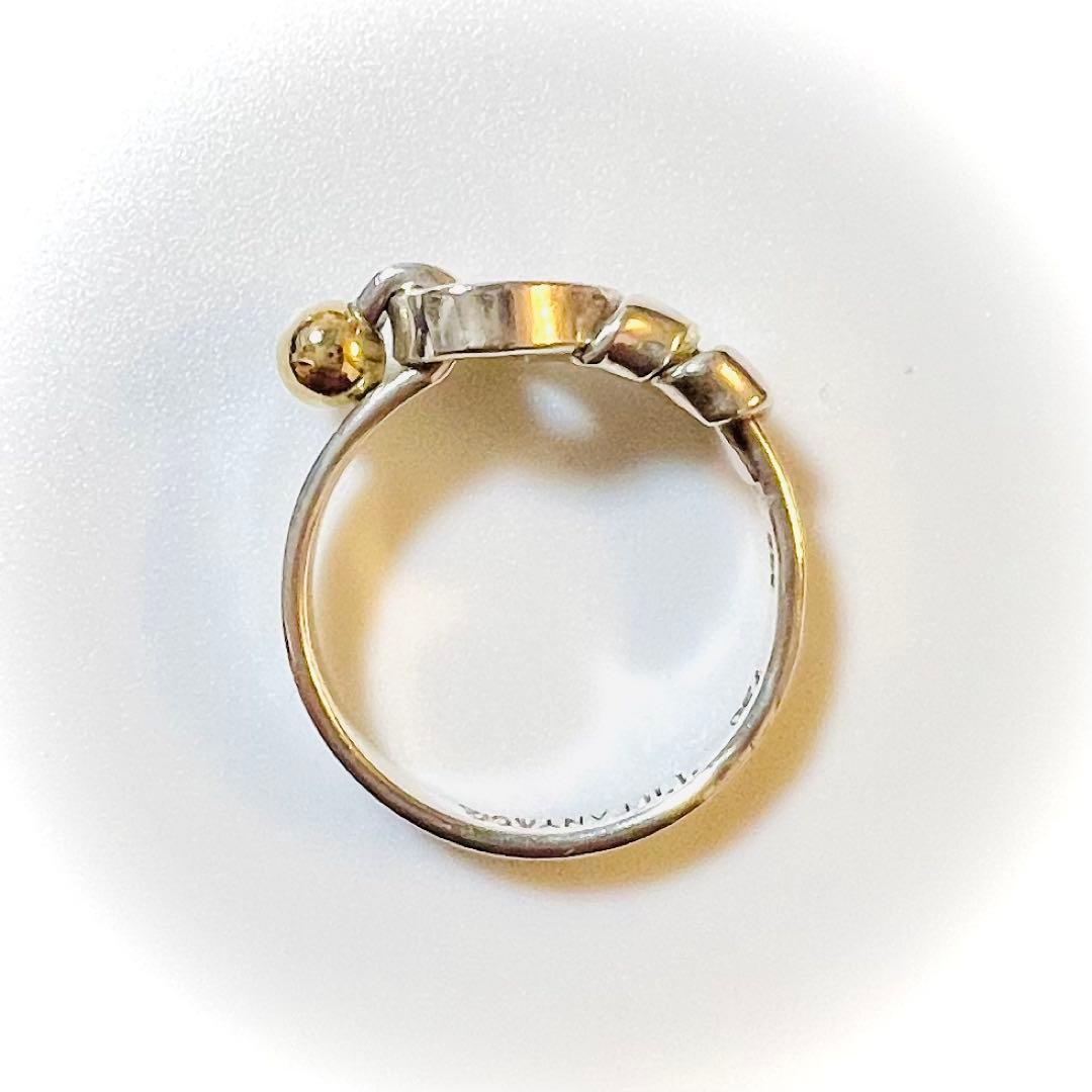 ティファニー　750ゴールド 925シルバー　リング