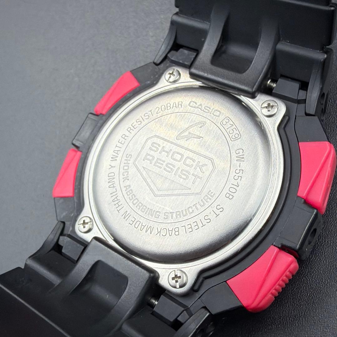 CASIO G-SHOCK GW-5510B ブラック×ピンク 電波ソーラー