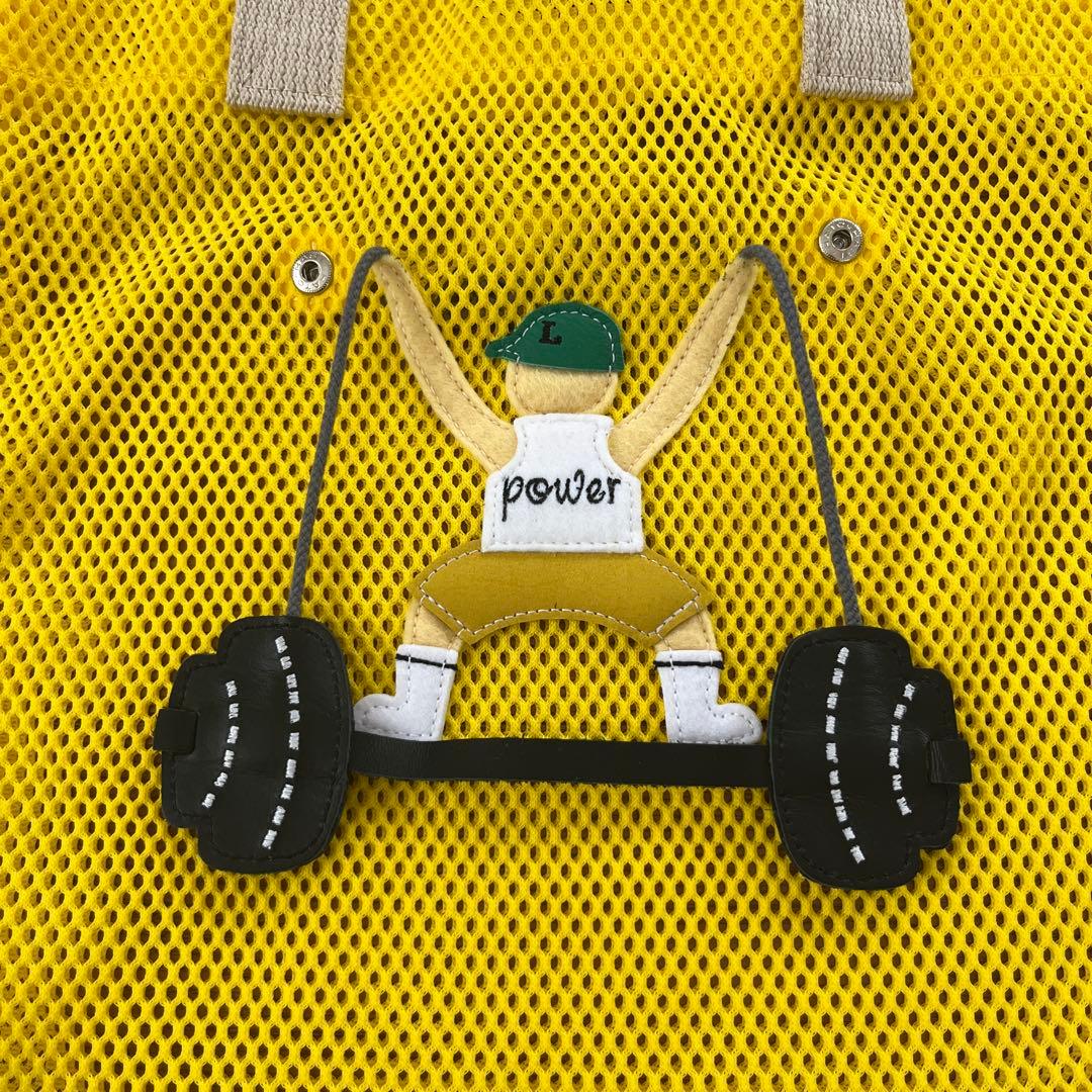 [新品未使用]ludlow イエロー　メッシュトート　ダンベル　パワー