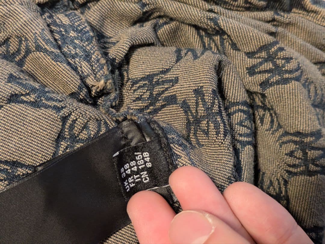 AMIRI MA ロゴ総柄ジャケット　M