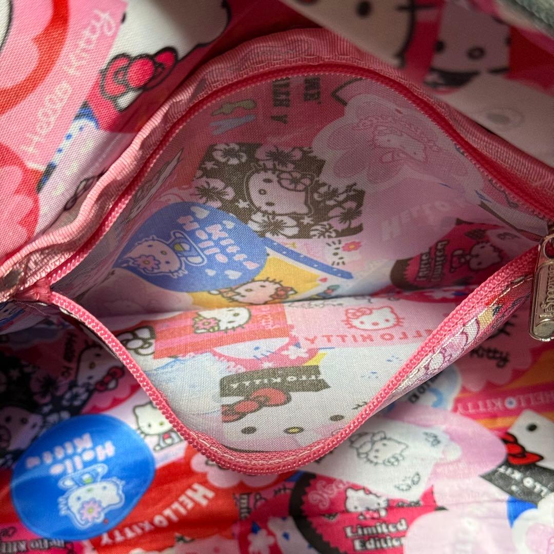【✨新品同様✨】ハローキティ レスポートサック ボストンバッグ ポーチ付き❣️