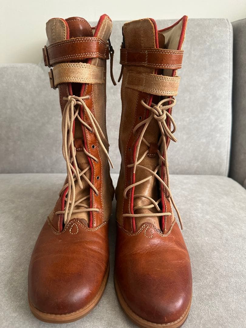 【値下げ】Timberland ブラウンレザー ロングブーツ