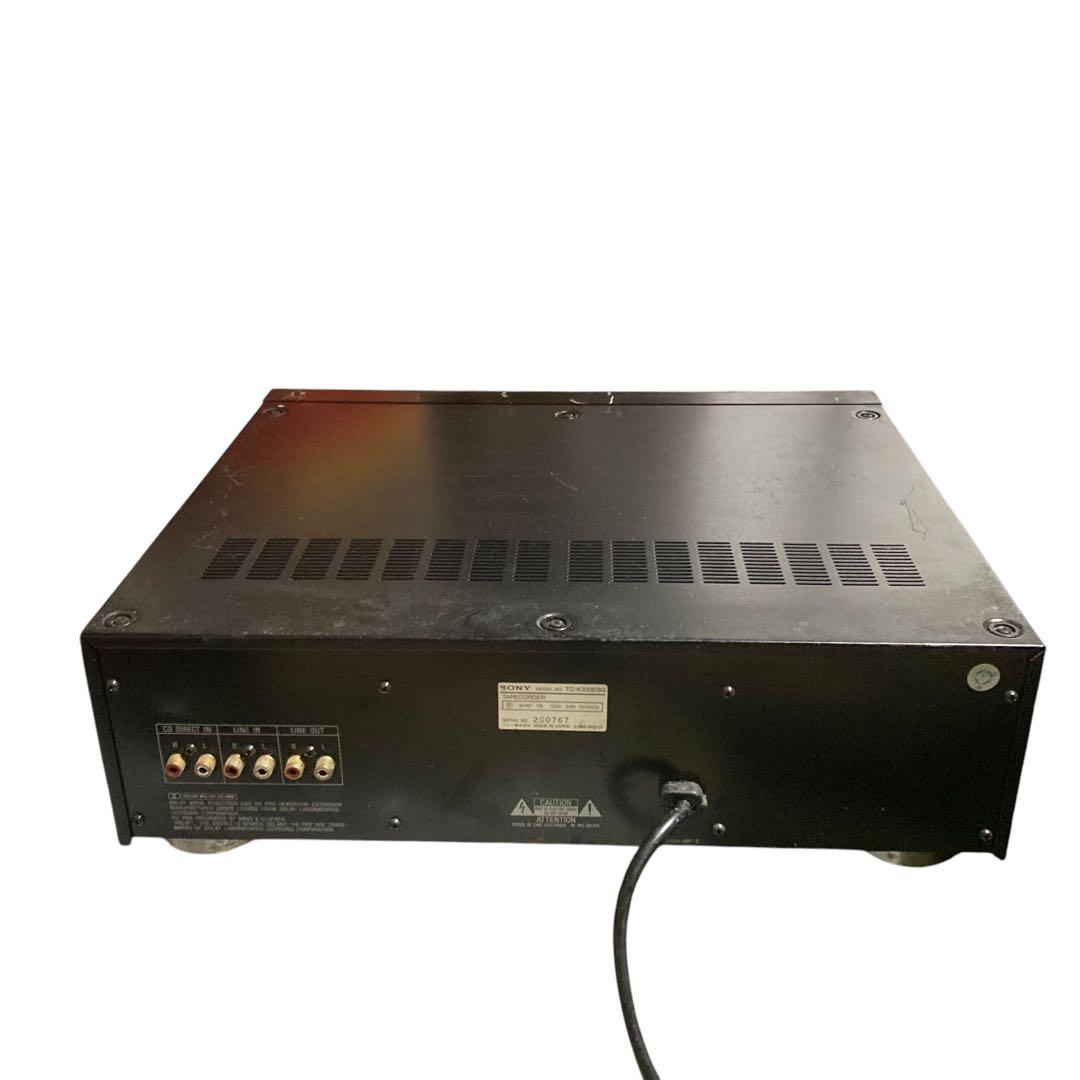 SONY　カセットデッキ　TC-K333ESG　ジャンク品