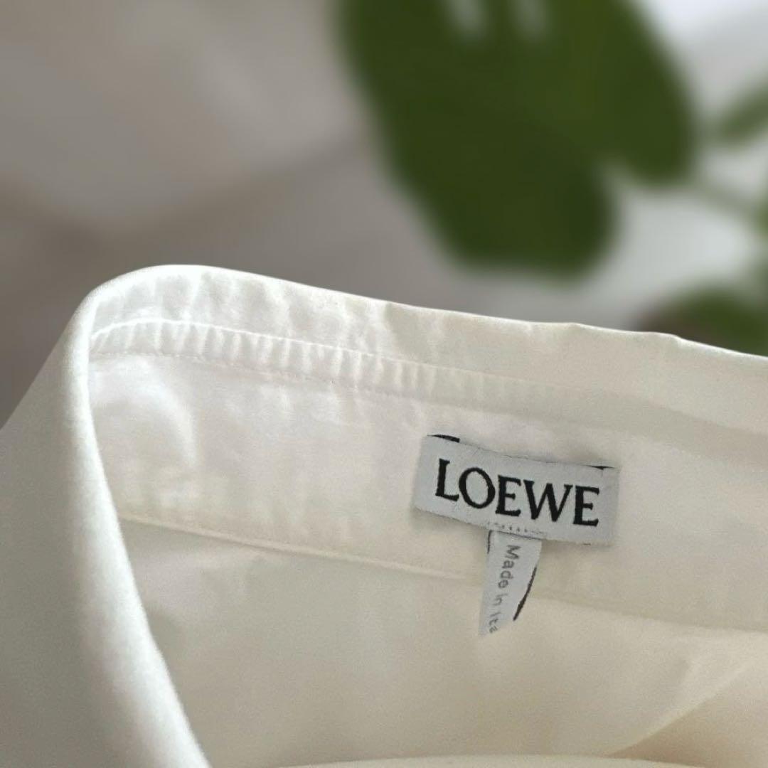 LOEWE ロエベ　トラペーズシャツ ホワイト