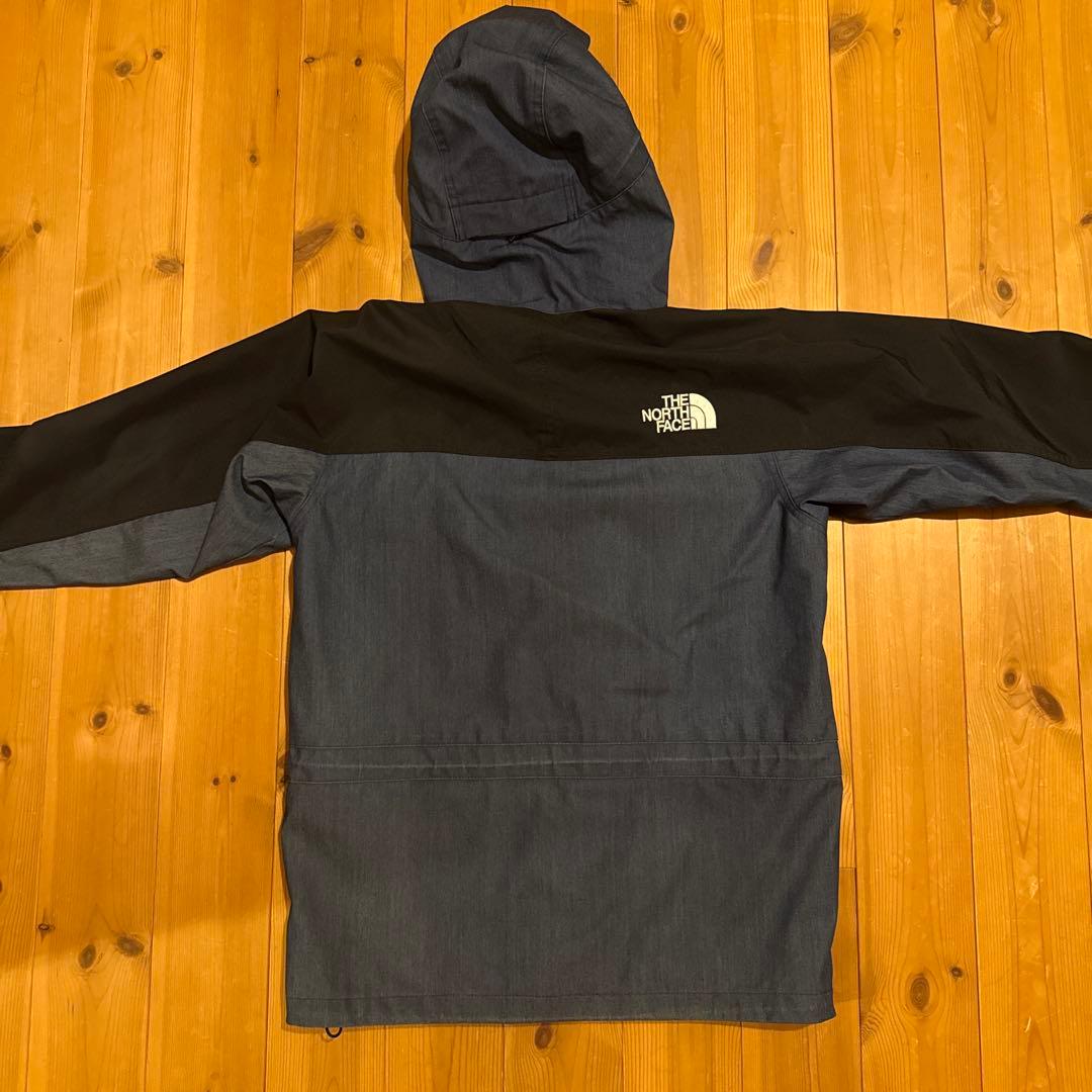 THE NORTH FACE マウンテンパーカー ネイビー/ブラック　デニム生地