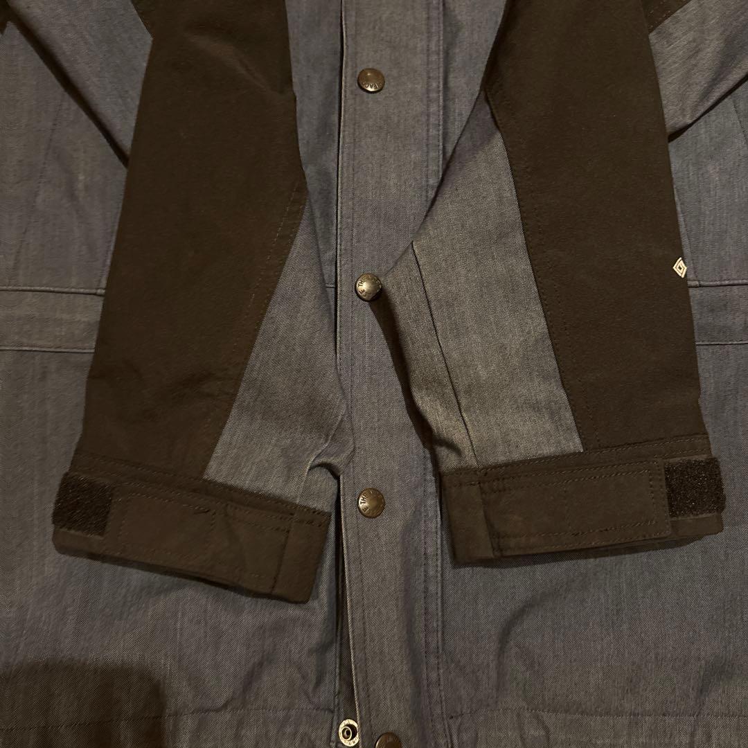 THE NORTH FACE マウンテンパーカー ネイビー/ブラック　デニム生地