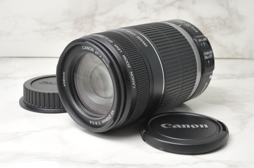 Canon EF-S 55-250mm IS⭐️望遠レンズ 手ぶれ補正 初心者