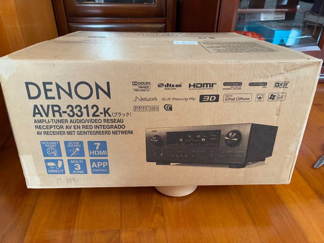 Denon AVサラウンドレシーバー 7.2ch ブラック AVR-3312-K