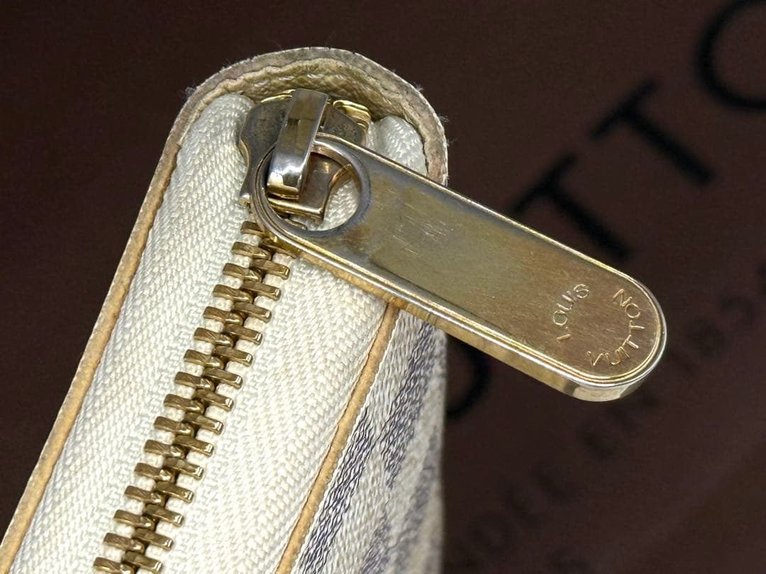 良品！LOUIS VUITTONルイヴィトン　アズール　ジッピーオーガナイザー