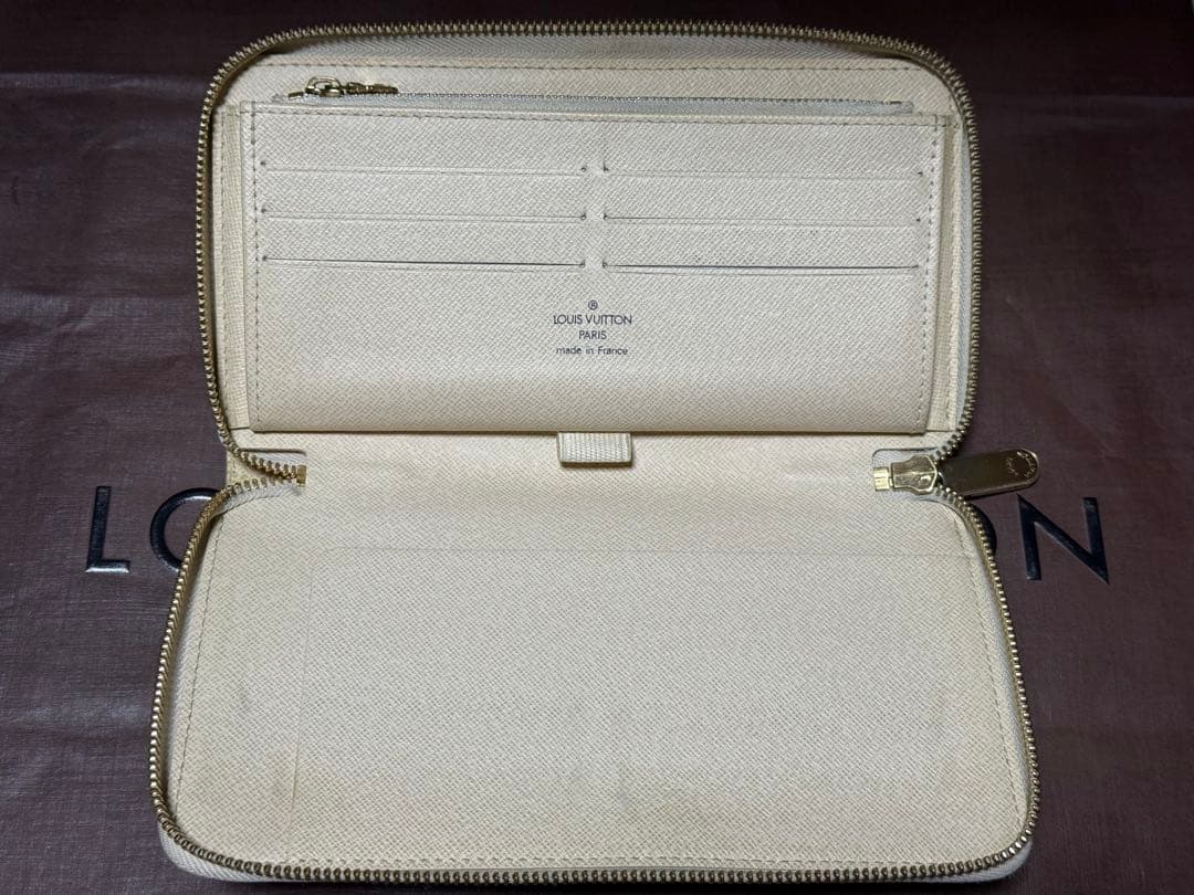 良品！LOUIS VUITTONルイヴィトン　アズール　ジッピーオーガナイザー