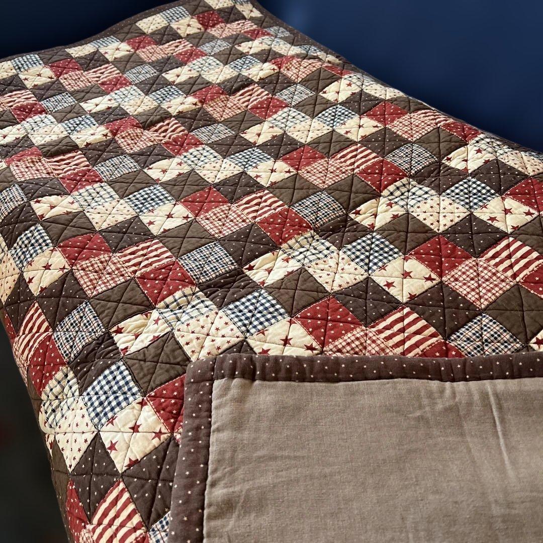 パッチワークキルティングカバー