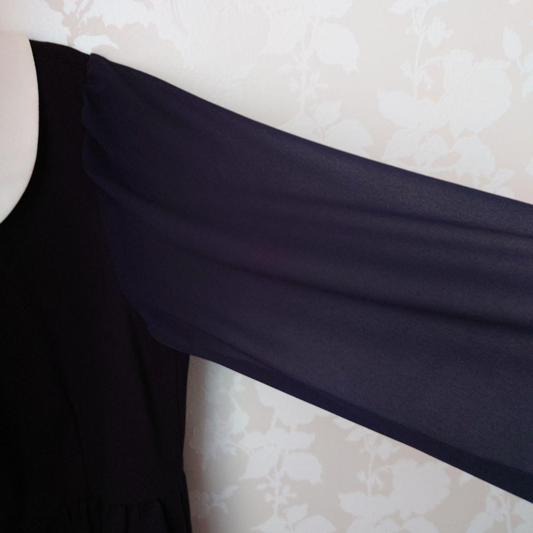 TOCCA　トッカ　ワンピース　ネイビー　リボン　フォーマル　卒業式　150