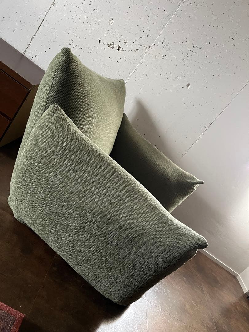 無印良品　リクライニング　フロアソファ　１シーター　グリーン