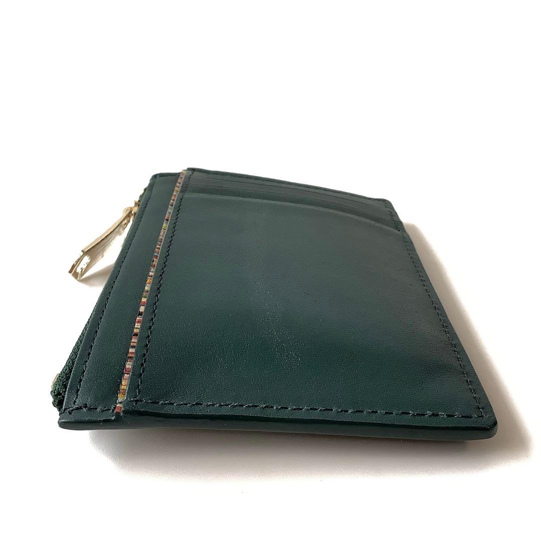 よぺる様★新品★ポールスミス★ミニエンボスマルチミニ財布カードケースキーケース緑