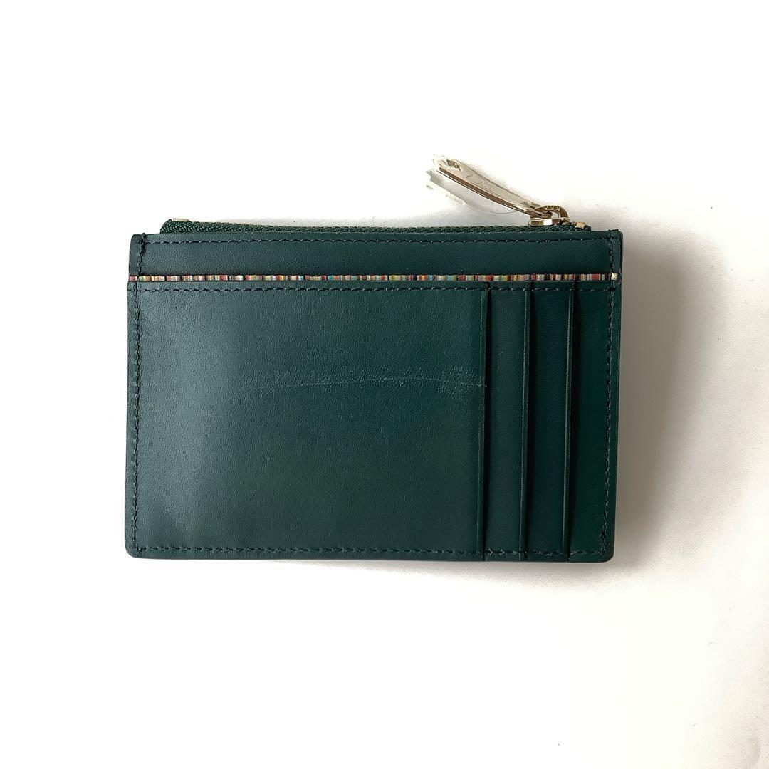 よぺる様★新品★ポールスミス★ミニエンボスマルチミニ財布カードケースキーケース緑