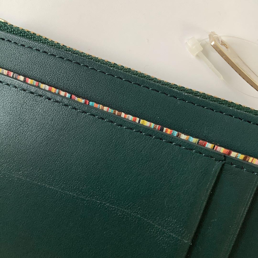 よぺる様★新品★ポールスミス★ミニエンボスマルチミニ財布カードケースキーケース緑