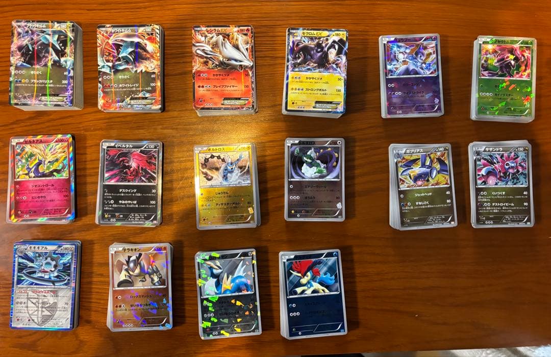 ポケモンカード　BW デッキセット　レシラム　ゼクロム　ミュウツー　ゲノセクト他