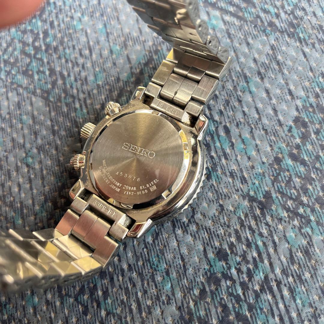 u*9様 SEIKO SSB177 クロノグラフ 時計