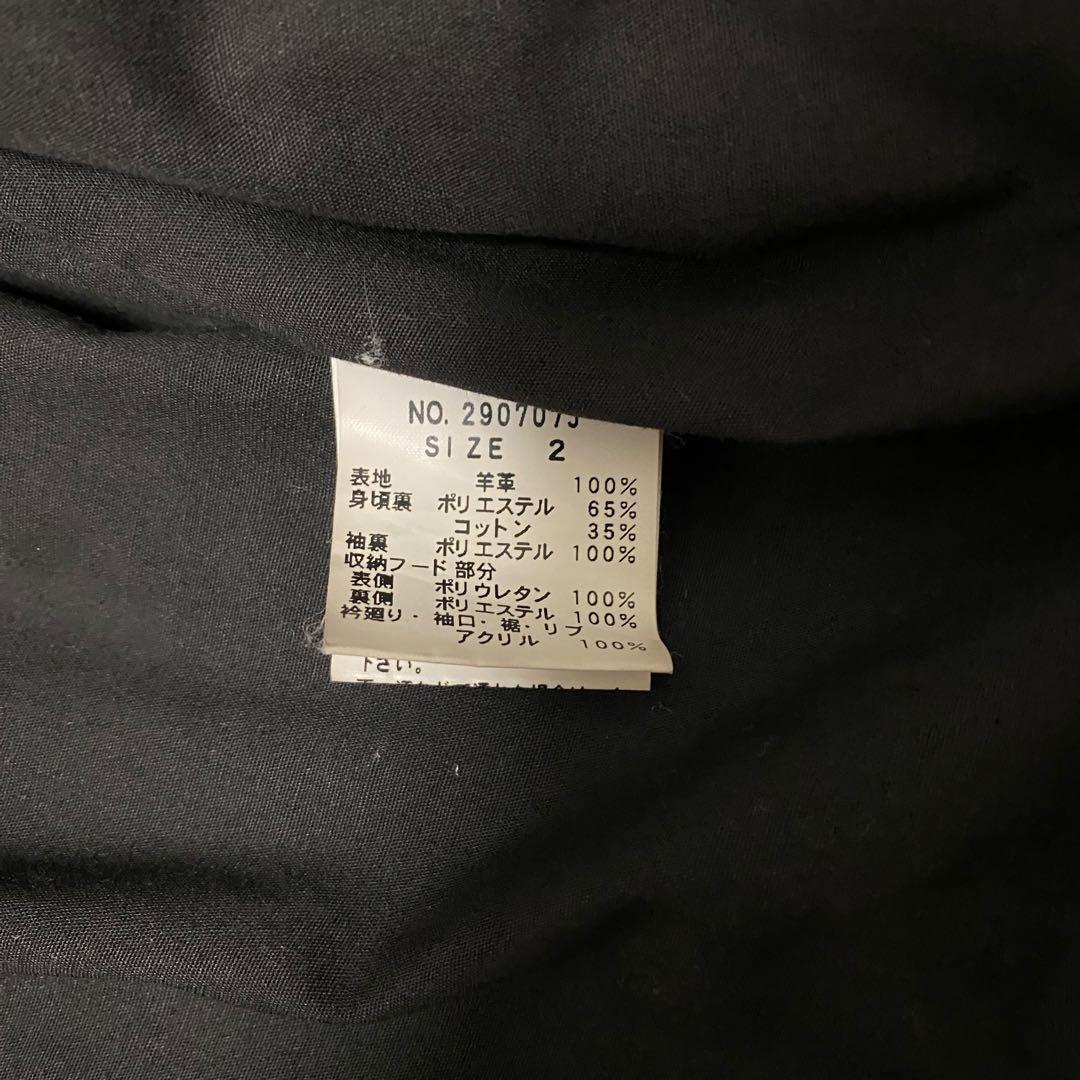 ジャケット・アウター JACKROSE gasmask hooded leather jacket