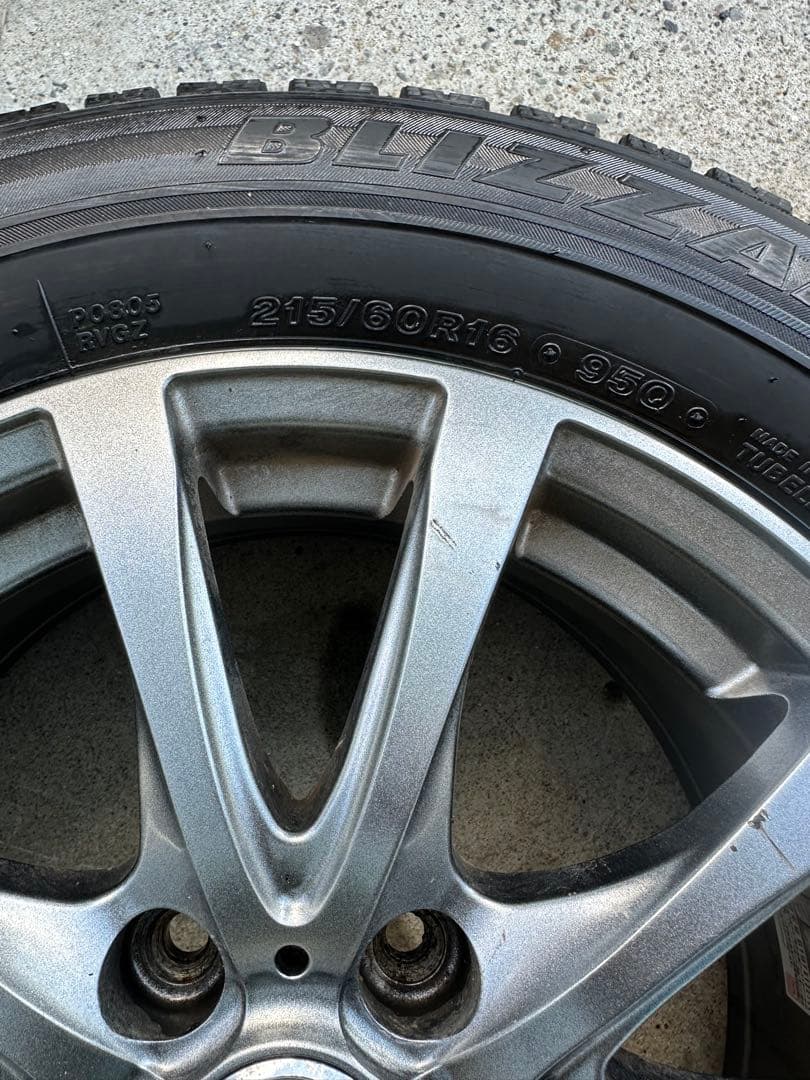 ブリザック タイヤ 215/60R16 ホイールセット 4本