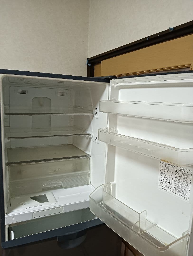三菱 冷蔵庫☆ 2003年製☆ ネイビー