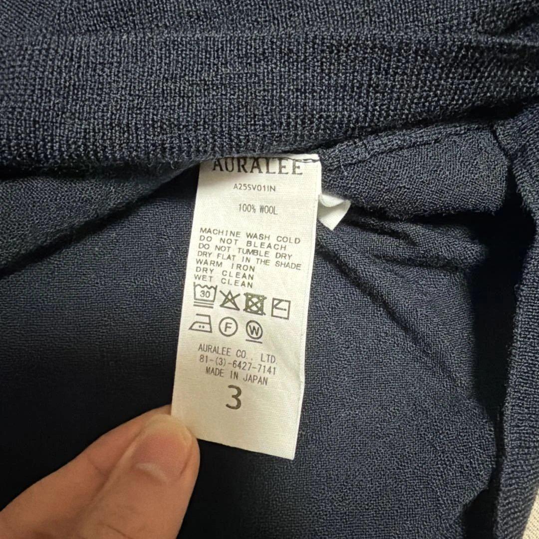 トップス auralee product dyed wool kint v-neck