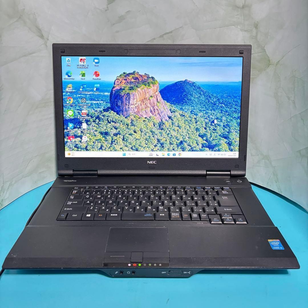 全機能動作良好◎オフィス付★NEC★新品爆速SSD＆メモリ8GB★ノートPC★