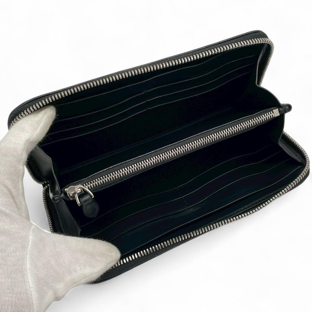 Y【超極美品】ベルルッティ イタウバ カリグラフィ ラウンドファスナー ブラウン