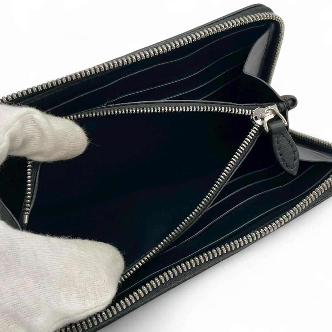 Y【超極美品】ベルルッティ イタウバ カリグラフィ ラウンドファスナー ブラウン