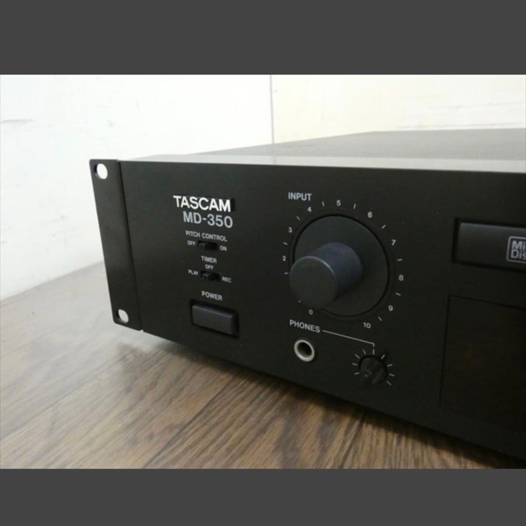 【美品】TASCAM MD-350 タスカム MDデッキ ④