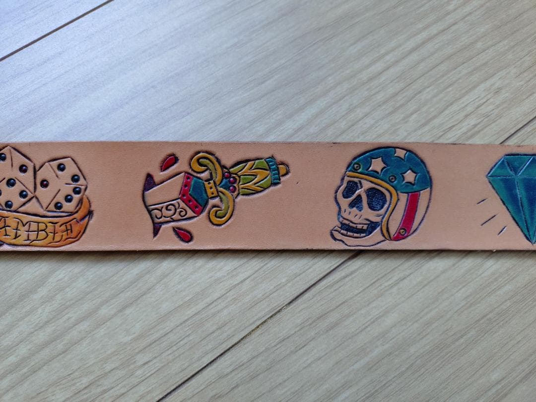 33インチ タトゥーデザインベルト オアグローリー ギャングスタービル RATS