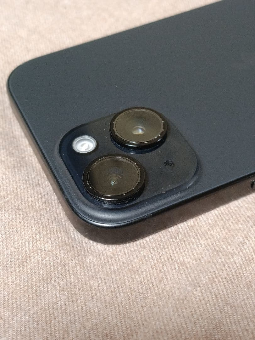 動作品！Apple SIMフリー版 iPhone15 ブラック 128GB