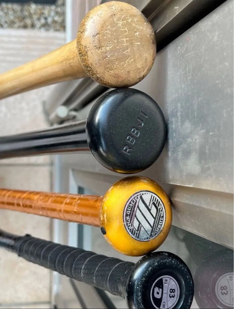 中学硬式2本 木製2本 金属2本　MIZUNO 軟式用 ZETT ディマリニ