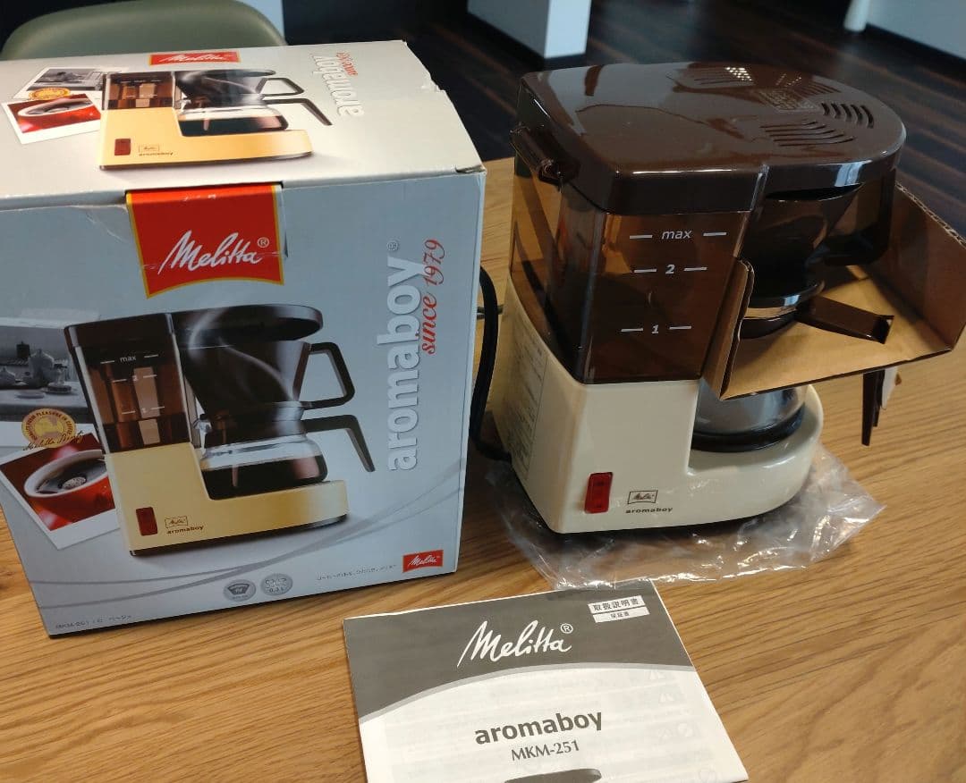 ◆未使用 新品 メリタ アロマボーイ 絶版/復刻版 MKM-251